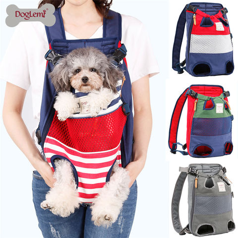 Pet dog cat carrier backpack travel carrier front chest large portable bags for 12kg pet outdoor transportin mochila para perro ► Photo 1/6