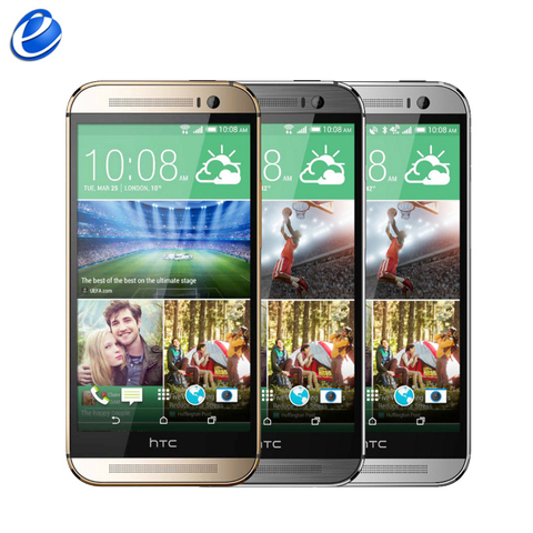 Unlocked Original HTC One M8 GSM 3G 4G  3 Cameras Android 5.0 6.0 Quad core 2GB 32GB Mobile Phone 5.0