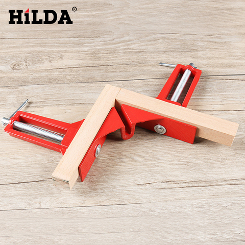 HILDA Multifunction 90 degree Right Angle Clip Picture Frame Corner Clamp 100MM Mitre Clamps Corner Holder Woodworking Hand Tool ► Photo 1/6