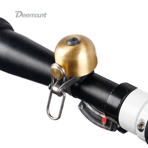 Deemount Retro Bicycle Brass Bell Cycling MTB Ring Audio Warning Crisp Sound Handlebar Horn Classic Bell ► Photo 1/6