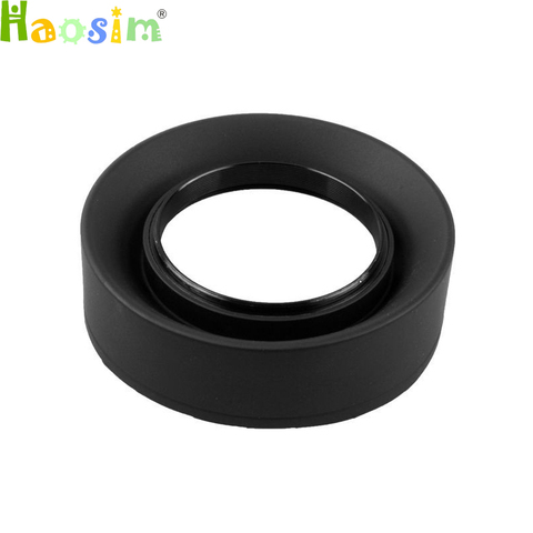 New 49 52 55 58 62 67 72 77 82mm 3-Stage 3 in1 Collapsible Rubber Foldable Lens Hood for canon nikon DSIR Lens camera ► Photo 1/6