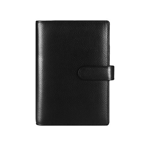 Yiwi  Black A4 B5 A5 A6 A7 100% Genuine Leather Notebook Business Planner  Handmade Agenda Sketchbook Diary Vintage Stationery ► Photo 1/6