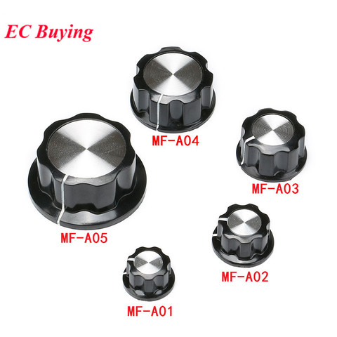 10pcs Potentiometer Knob Cap 6mm Hole MF-A01 MF-A02 MF-A03 MF-A04 MF-A05 Rotary Switch Knobs Caps ► Photo 1/6