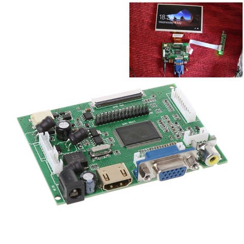 AT070TN90/92/94 7inch VGA 50pin LCD Driver Board LCD TTL LVDS Controller Board ► Photo 1/6