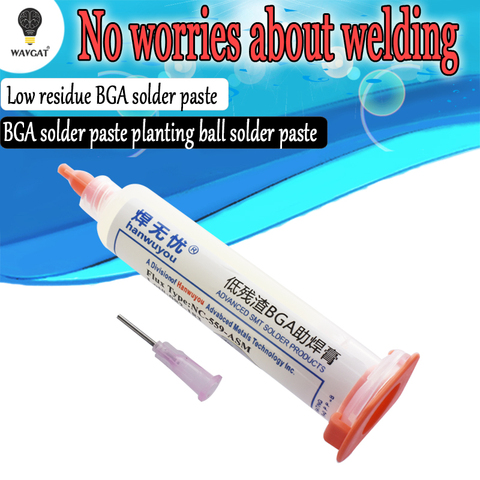 559 10cc NC-559-ASM-UV Flux paste lead-free solder paste solder flux + Needles upgrade for RMA-223 ► Photo 1/6