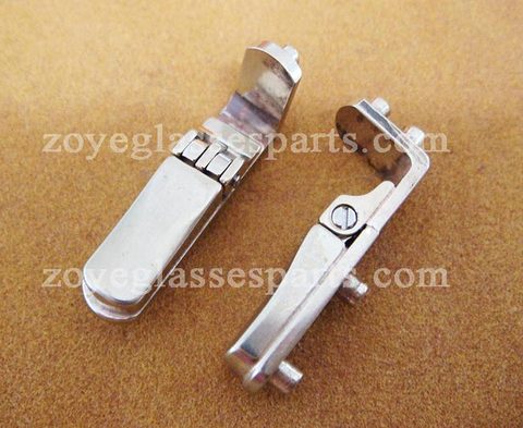 patented most strong stable spring hinge for plastic wood horn eyeglass frame, double spring hinge part for eyewear TSH-60 ► Photo 1/2