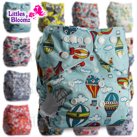 [Littles&Bloomz] Baby Washable Reusable Cloth Pocket Nappy Diaper, Select A1/B1/C1 From Photo, Nappy/Diapers Only (No Insert) ► Photo 1/6