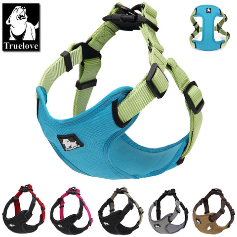 Truelove Padded reflective dog harness vest Pet Dog Step in Harness Adjustable No Pulling pet Harnesses for Small Medium dog ► Photo 1/6