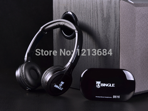 Bingle B616 Wireless Wired FM Multi-Function Media Studio Stereo Over Ear Computer PC TV Phone Gaming Music Headset Headphones ► Photo 1/6