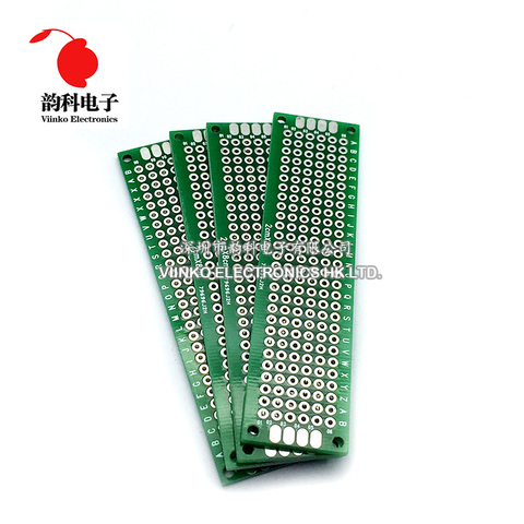 5pcs  2x8cm 2*8 Double Side Prototype PCB diy Universal Printed Circuit Board ► Photo 1/3