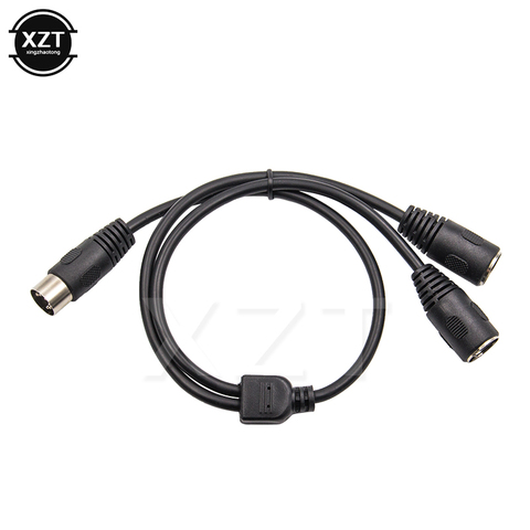 1pc 50cm Adapter Cable 5 PIN MIDI DIN 1 Male Plug to 2x Female Socket Y Splitter Adapter Cable ► Photo 1/5