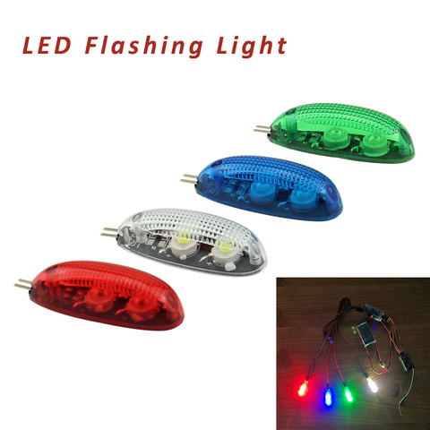 12V Intelligent Navigation LED Flashing Light Red Green White Blue Wireless for Delta Fixed Wing FPV Racing Drone Quadcopter ► Photo 1/6