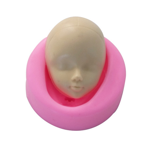 3D woman girl face cooking tools wedding decoration Silicone Mold DIY head Fondant Sugar Craft baking tools for cakes F0659 ► Photo 1/2