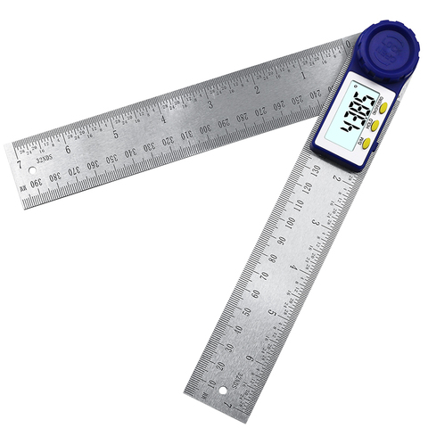 Digital Protractor 200mm 7 Inch Digital Angle Finder Protractor Ruler Meter Inclinometer Goniometer Level Electronic Angle Gauge ► Photo 1/6