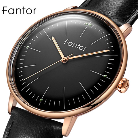 Fantor Top Brand Fashion Casual Classic Wrist Watch Men Business Minimalist High Quality Leather Wristwatch Mens Quartz Watches ► Photo 1/1