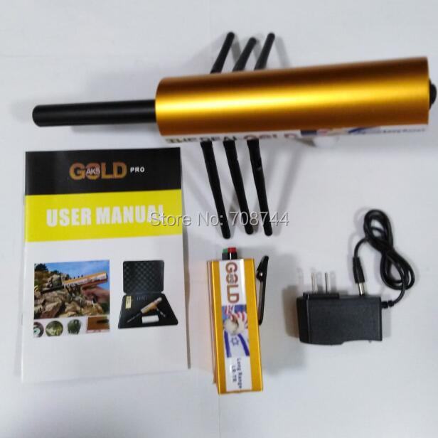 The Real AKS Gold Long Range Detector w/6 Antennas Plastic Case for Gold Silver* 