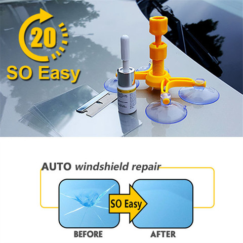 Glue For Car Glass Car Windshield Repair Curing Glue Car Window Cracked  Glass Repair Tool Auto Glass Scratch Repair Kit - AliExpress