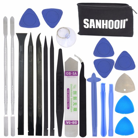 SANHOOII 22in1 Mobile Cell Phone Repair Screen Opening Tools kit Metal Spudger Pry Table TV Box Toy Game Console Repairing Tool ► Photo 1/6