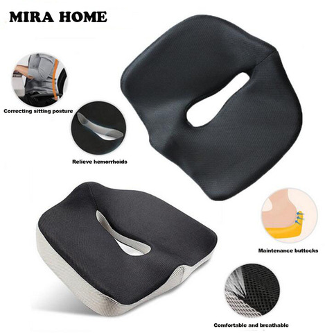 Health Max Coccyx Orthopedic Memory Foam Seat Cushion - Best for Relief of Back Pain, Tailbone Pain and Sciatica - Medical ► Photo 1/6