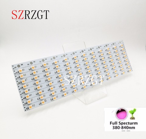 5pcs 3W full spectrum 380-840nm high power led with 30CM x 1CM Aluminium PCB Circuit Board for 12x3w LED in Series ► Photo 1/1