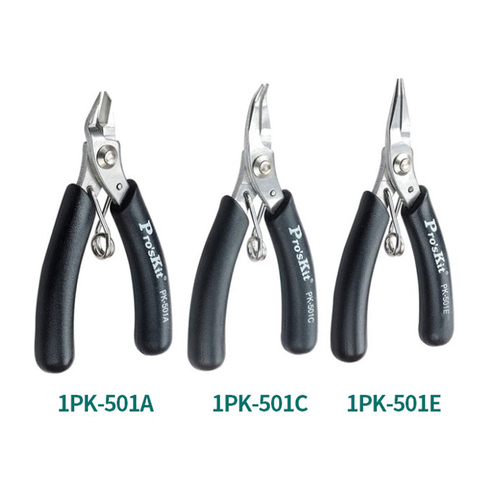 Pro'sKit 1PK-501A/C/E Precision Portable Pliers Stainless Steel Plier Tools Mini Long Nose Plier Practical Needle-Nose Pliers ► Photo 1/6