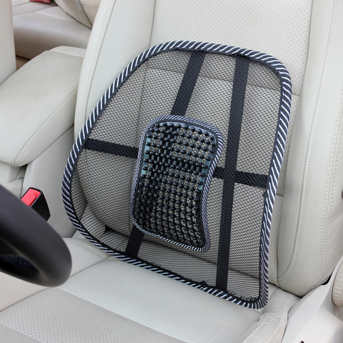 Car Office Chair Seat Covers Mesh Breathable Massage Back Support Cushion Lumbar Pillow Alitools - Back Massage Car Seat Cover