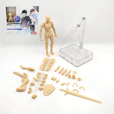 SHFiguarts BODY KUN BODY CHAN Modern Mannequins Action Figure Drawing Sketch Model With Stand For Camera Lines Stationery Set ► Photo 1/6