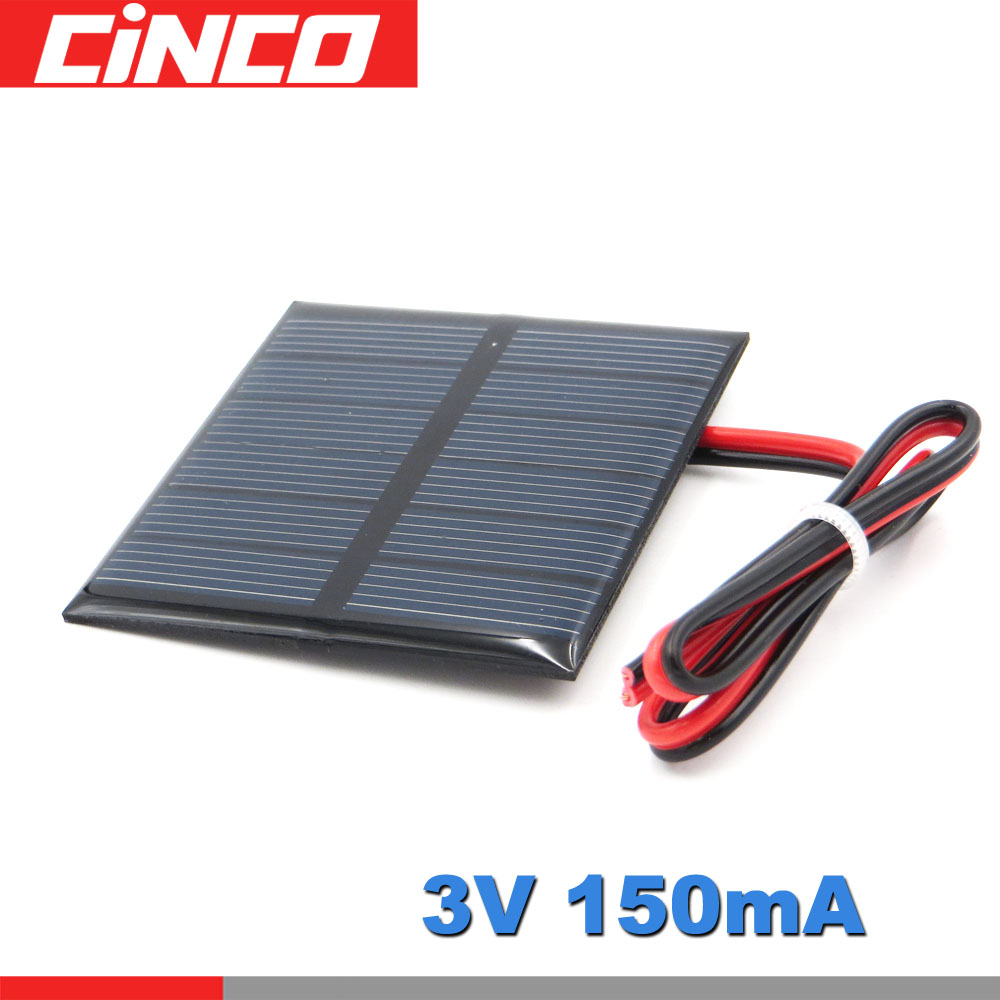 3V 5V Portable Module DIY Small Solar Panel for Cell Phone Toy Charger 