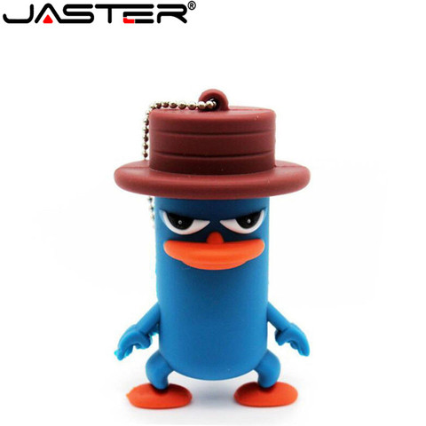 JASTER Lovely animal flat upper beak duck USB flash drive pen drive pendrive 64GB 32GB 16GB 8GB Flash Memory Stick U Disk ► Photo 1/6
