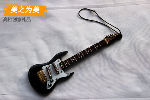 2017Mini Electric Guitar Instrument Model: Black Electric Guitar Model ► Photo 1/1