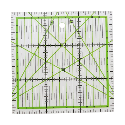 15*15 cm Transparent Quilting Sewing Patchwork Ruler Home Art Cutting Tool Tailor Craft DIY Sewing Measuring Stationary ► Photo 1/6