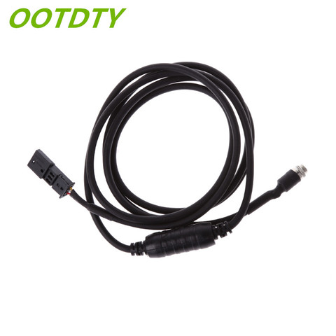 OOTDTY AUX Audio Input Adapter Female 3 pin Cable For BMW E39 E53 E46 X5 BM54 16:9 CD ► Photo 1/6