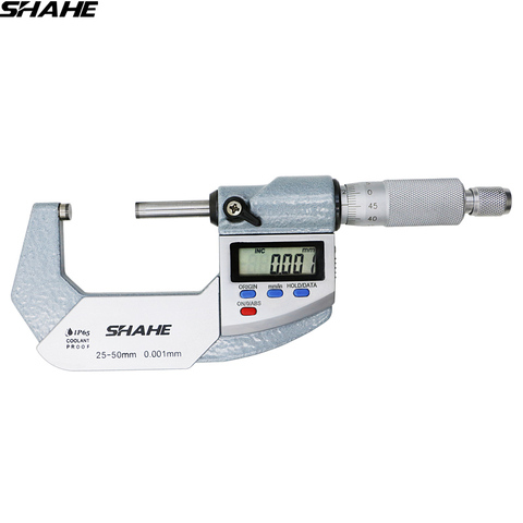 SHAHE IP65 digital micrometer 25-50 mm  Digital Micrometer Caliper Gauge Meter Micrometer ► Photo 1/1