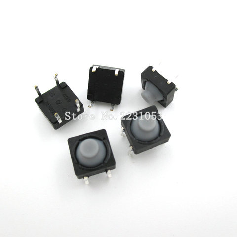 20PCS/LOT 8x8x5MM 4 Pins Conductive Silicone Soundless Tactile Tact Push Button Micro Switch Self-reset ► Photo 1/1