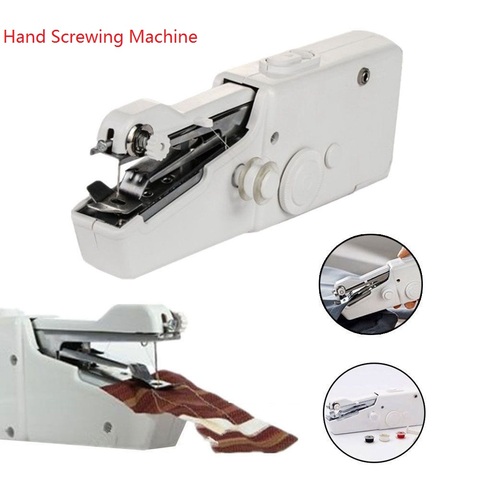 Mini Portable Electric Tailor Stitch Hand-held Sewing Machine.