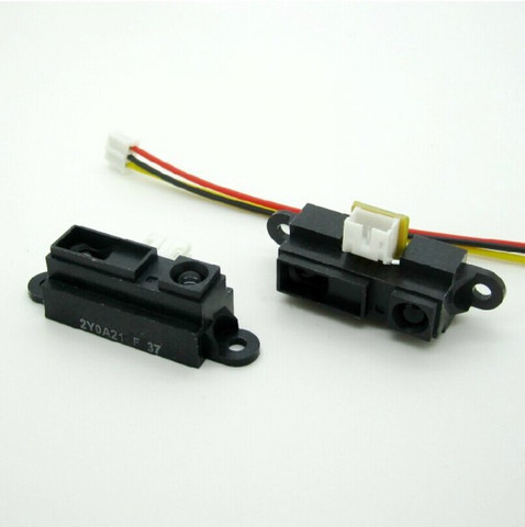 10PCS/LOT GP2Y0A21YK0F 100% NEW 2Y0A21 10-80cm Infrared distance sensor (INCLUDING WIRES ) ► Photo 1/1