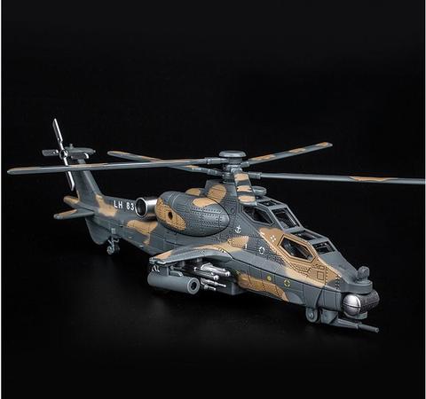 High imulation Armed Helicopter Model, 1: 32 Alloy Pull Back Airplane Model, Musical& Flashing ,metal diecast, Free Shipping ► Photo 1/4
