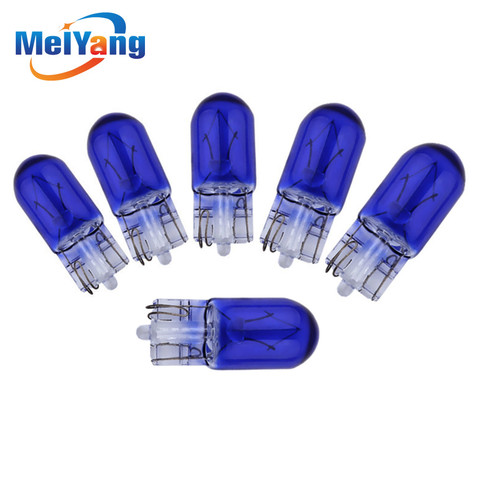 10pcs T10 W5W 194 Cool White 5W XENON  Halogen Bulb Signal Interior Car Light Lamp 8000K ► Photo 1/4