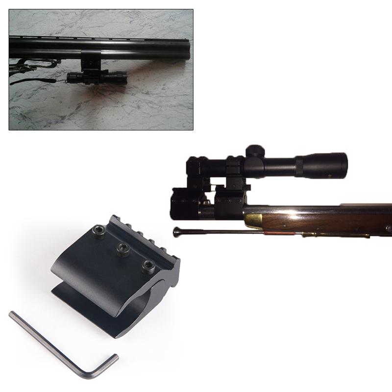 5.5" Tactical Picatinny Weaver 20mm Rail Scope Mount 13 Slots For Rifle Shotgun 