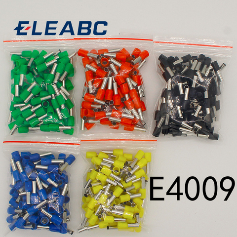 E4009 Tube insulating terminals 4MM2 100PCS/Pack Cable Wire Connector Insulated Insulating Crimp Terminal Connector E- ► Photo 1/6