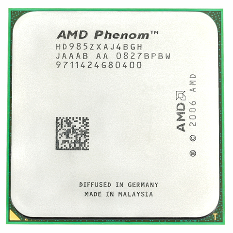 AMD Phenom X4 9850 CPU Processor Quad-CORE 2.5Ghz/ 2M /125W / 2000GHz Socket am2+ ► Photo 1/4