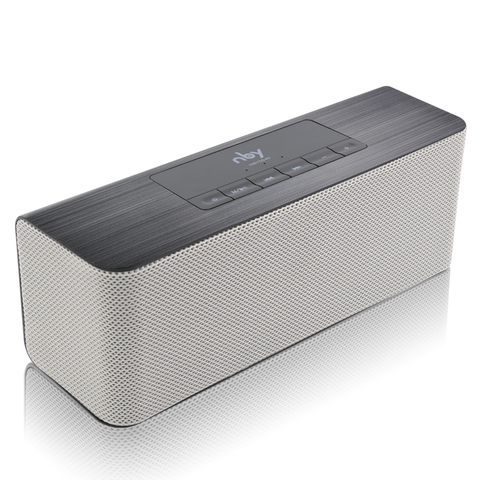 NBY 5540 Wireless Speaker Portable Bluetooth Speaker Stereo Sound 10W System Music Subwoofer Column Support Tf Card Fm for Phone ► Photo 1/6