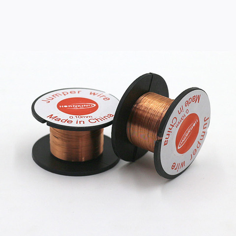 Tucuxi  1PC Copper Soldering Wire 0.1mm PCB Link Jumper Wire Maintenance Jump Line for Mobile Phone Computer PCB Welding Repair ► Photo 1/3