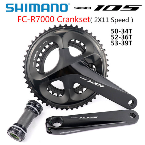 SHIMANO 105 FC R7000 Crankset 2x11-Speed HOLLOWTECH II CRANKSET 50