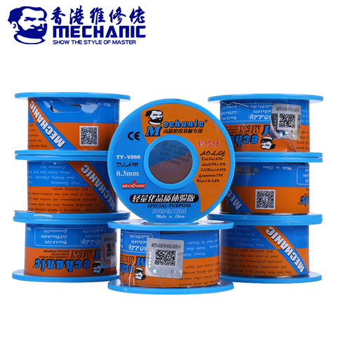 MECHANIC 40g 0.3mm Solder Wire Tin Rosin Core Sn63% Pb37% Low Melting Point Welding Soldering Wire Roll ► Photo 1/4
