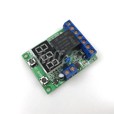 12V Multifunction time relay board timer / counter / countdown trigger / voltmeter detection control ► Photo 1/1