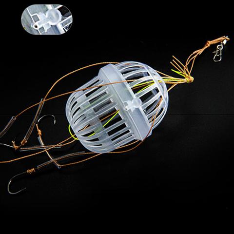 Spherical 1Pcs/Set Sea Monster with 6 Strong Fishing Hooks Carbon Steel Plastic Carp Fishing2.17 * 2.56 Fishhooks Fishing Tackle ► Photo 1/6