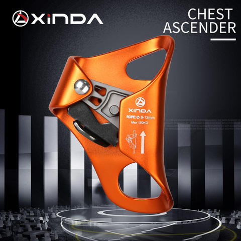 XINDA Outdoor Camping Rock Climbing Chest Ascender Safety Rope Ascending Anti Fall Off Survival Vertical Rope Climbing Equipment ► Photo 1/6