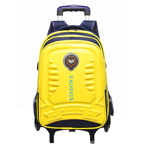 Trolley Children School Bags Mochila Kids Backpacks With Wheel Trolley Luggage For Girls Boys backpack Escolar Backbag Schoolbag ► Photo 1/1