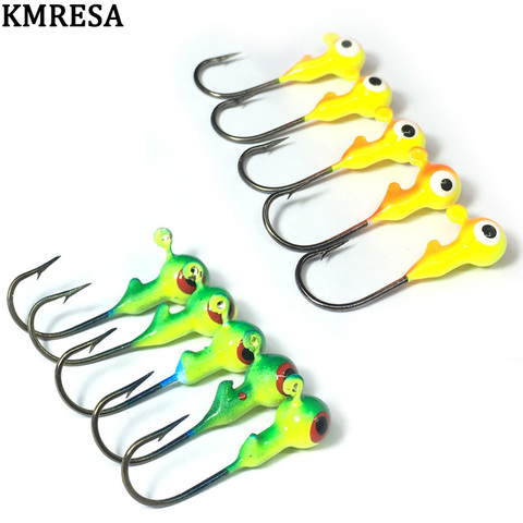 KMRESA 5pcs High quality Carbon Steel Jig Head Lead Head Anzol Hook 1.6G  barbed fishing hook carp Fishing hamecons - Price history & Review, AliExpress Seller - Fishing tackle shop Store